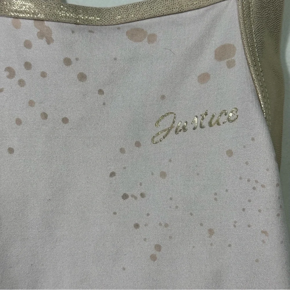 Justice Pink and Gold Jumpsuit Girls Size S